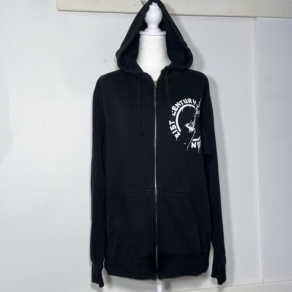 Green Day Hoodie Black Large 21st Century Breakdown Full Zip Rare - Picture 2 of 6